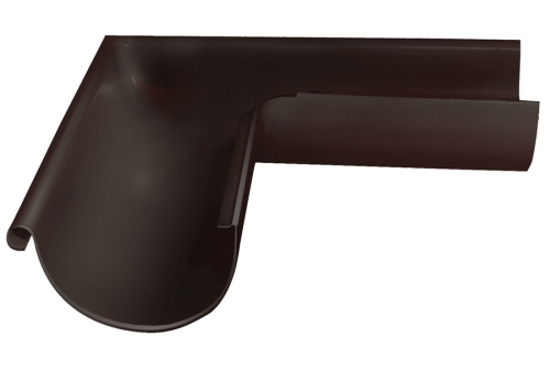 Угол желоба внешний 90⁰, RAL 8017/8017