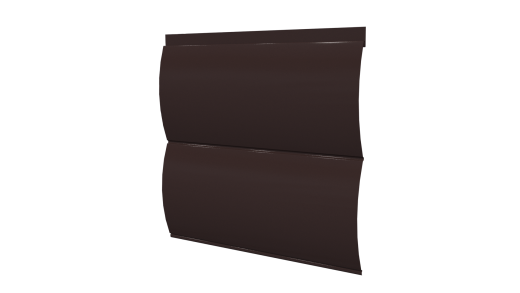 Сайдинг Блок хаус Полиэстер 0,4 мм, RAL 8017