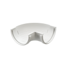 Угловой элемент желоба внешний 90°, RAL 9003