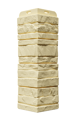 Угол наружный для фасадных панелей Алтай, кремовый