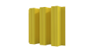 Профнастил Н114 670/620x0,5 мм, Полиэстер RAL 1018