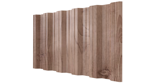 Профнастил НС35 1055/1000x0,45 мм, Printech Светлое дерево