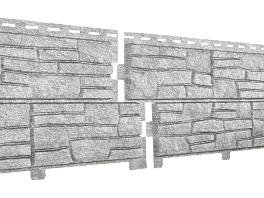 Сайдинг Stone-House Сланец, светло-серый