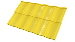 Металлочерепица Энигма 1171/1100x0,45 мм, Полиэстер 1018