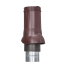 Вентиляционный выход изолированный Ø125/160, серия Static, коричневый