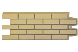 Фасадная панель Grand Line Клинкерный кирпич, Design (шов 7006) песочный