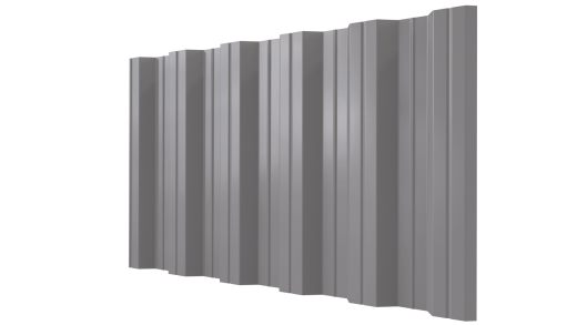 Профнастил НС35 1055/1000x0,7 мм, Полиэстер RAL 9006