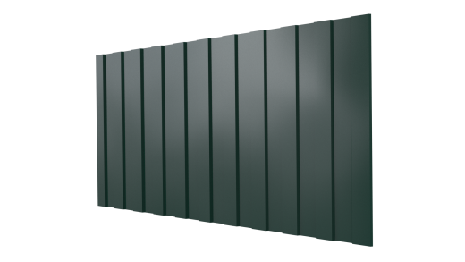 Профнастил С8 1200/1150x0,35 мм, MATT RAL 6005