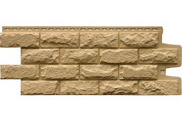 Фасадная панель Grand Line Колотый камень, Classic песочный