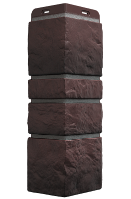 Угол наружный для фасадных панелей Burg, земляной