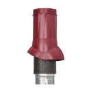 Вентиляционный выход изолированный Ø125/160, серия Static, красный