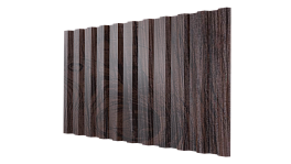 Профнастил НС21 1065/1010x0,45 мм, Printech Темное дерево